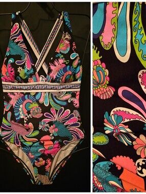 Trina Turk Paisley One Piece Swimsuit